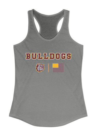 St. Cloud Bulldogs Team Colors Flag Women's Tank Top