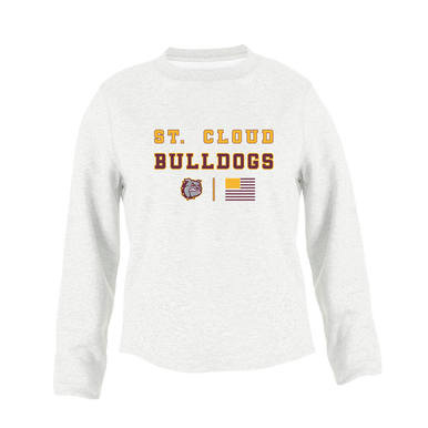 St. Cloud Bulldogs Spirit Flag Women's Sweatshirt
