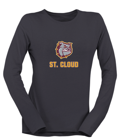 St. Cloud Bulldogs Mascot #2 Women's Premium LS T-Shirt