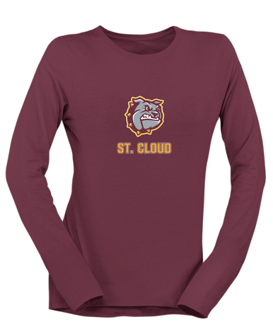 St. Cloud Bulldogs Mascot #2 Women's LS T-Shirt
