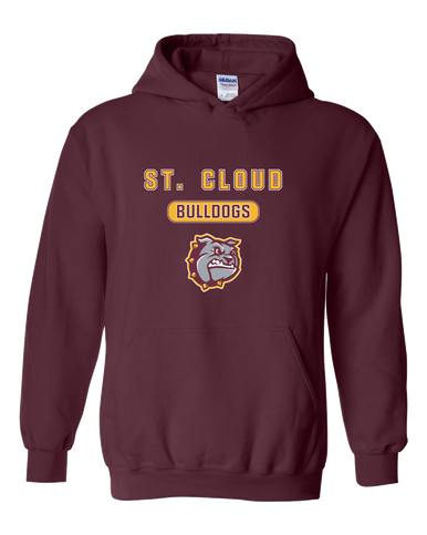 St. Cloud Bulldogs Mascot #3 Men's Hoodie