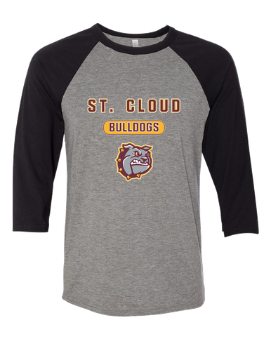 St. Cloud Bulldogs Mascot #3 Women's Baseball T-Shirt