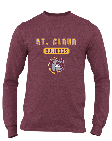 St. Cloud Bulldogs Mascot #3 Men's LS T-Shirt