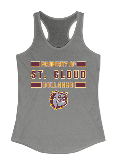 St. Cloud Bulldogs Property Of Women's Tank Top