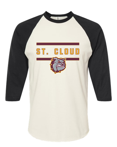St. Cloud Bulldogs Mascot #4 Men's Baseball T-Shirt