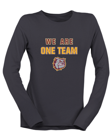 St. Cloud Bulldogs We Are One Team Women's LS T-Shirt
