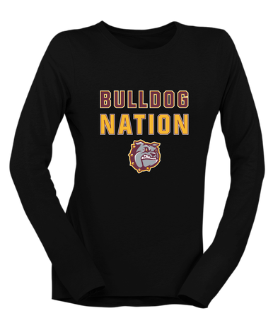 St. Cloud Bulldogs Nation #2 Women's LS T-Shirt