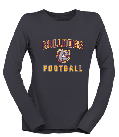 St. Cloud Bulldogs Football #1 Women's Premium LS T-Shirt