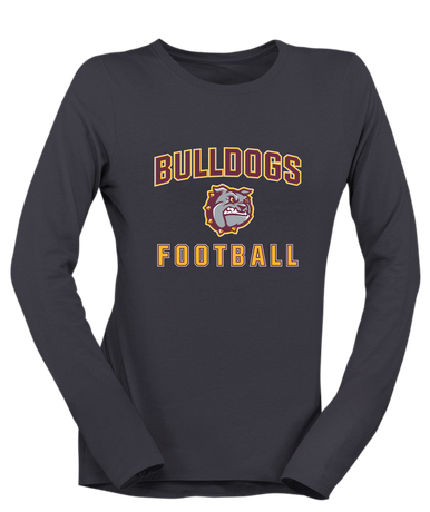 St. Cloud Bulldogs Football #1 Women's LS T-Shirt