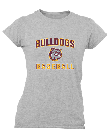 St. Cloud Bulldogs Baseball #1 Women's SS T-Shirt