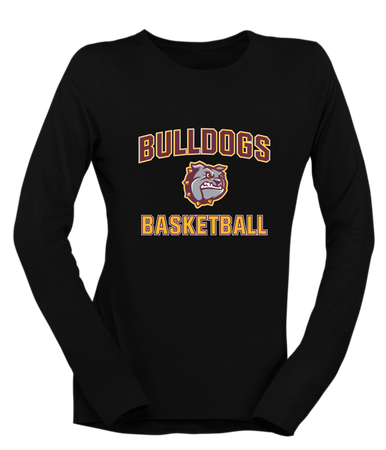St. Cloud Bulldogs Basketball #1 Women's Premium LS T-Shirt