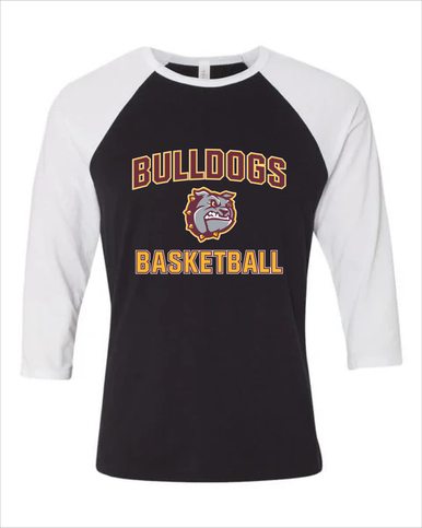 St. Cloud Bulldogs Basketball #1 Women's Baseball T-Shirt