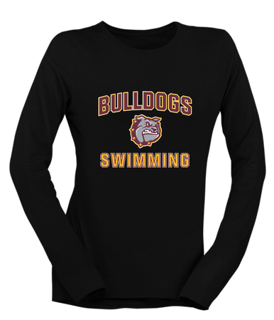 St. Cloud Bulldogs Swimming Women's LS T-Shirt