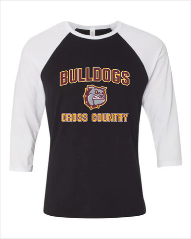 St. Cloud Bulldogs Cross Country Men's Baseball T-Shirt