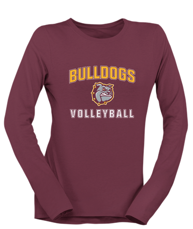 St. Cloud Bulldogs Volleyball Women's LS T-Shirt