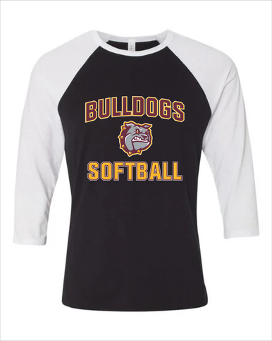 St. Cloud Bulldogs Softball #1 Women's Baseball T-Shirt
