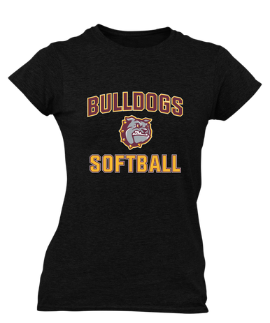 St. Cloud Bulldogs Softball #1 Women's SS T-Shirt