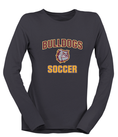 St. Cloud Bulldogs Soccer #1 Women's Premium LS T-Shirt