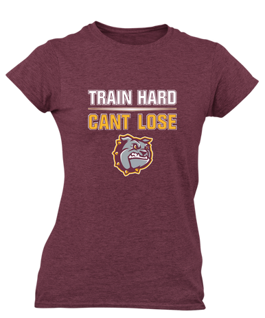 St. Cloud Bulldogs Train Hard, Can't Lose Women's SS T-Shirt