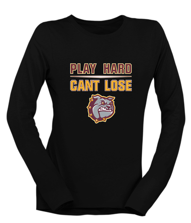 St. Cloud Bulldogs Play Hard, Can't Lose Women's Premium LS T-Shirt