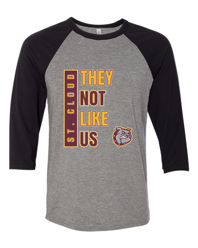 St. Cloud Bulldogs They Not Like Us #1 Men's Baseball T-Shirt