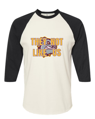 St. Cloud Bulldogs They Not Like Us #2 Women's Baseball T-Shirt