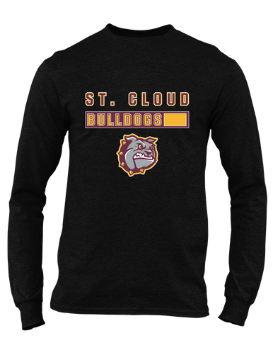 St. Cloud Bulldogs Mascot #7 Men's Premium LS T-Shirt