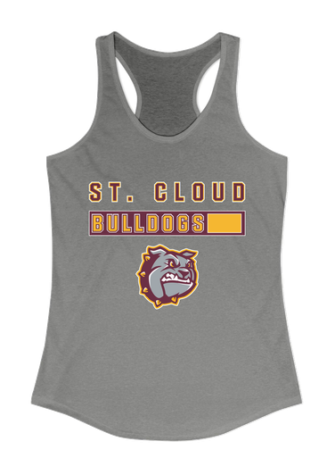 St. Cloud Bulldogs Mascot #7 Women's Tank Top