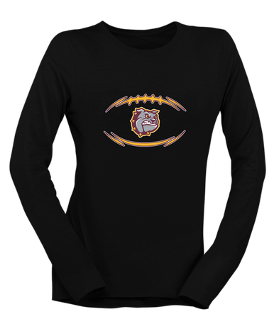 St. Cloud Bulldogs Football #3 Women's LS T-Shirt