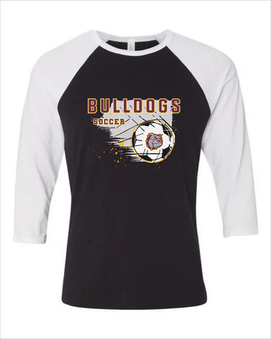 St. Cloud Bulldogs Soccer #2 Men's Baseball T-Shirt