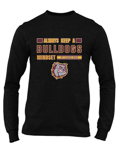 St. Cloud Bulldogs Mindset Men's LS T-Shirt