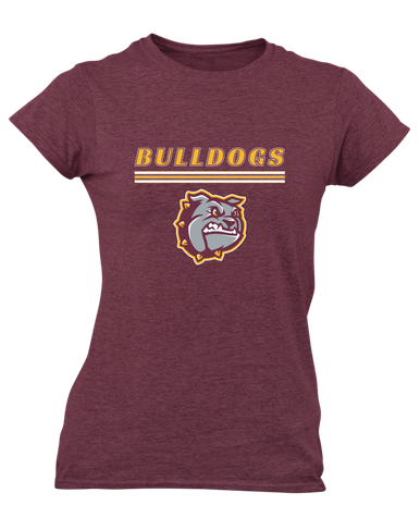 St. Cloud Bulldogs Mascot #8 Women's SS T-Shirt