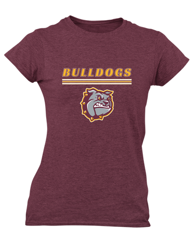 St. Cloud Bulldogs Mascot #8 Women's Premium SS T-Shirt
