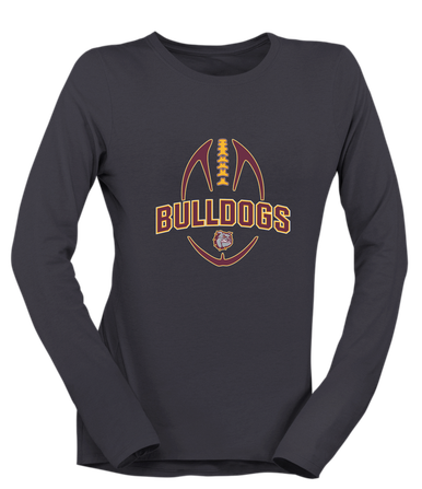 St. Cloud Bulldogs Football #5 Women's Premium LS T-Shirt