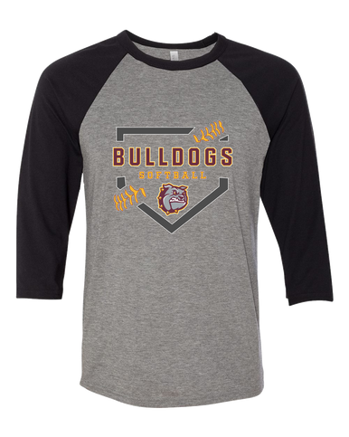 St. Cloud Bulldogs Softball #2 Women's Baseball T-Shirt