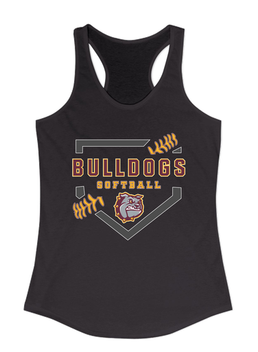St. Cloud Bulldogs Softball #2 Women's Tank Top