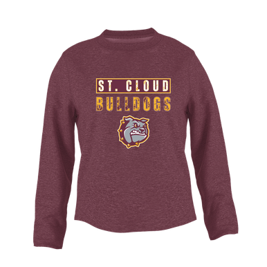 St. Cloud Bulldogs Mascot #9 Women's Sweatshirt
