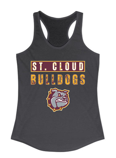 St. Cloud Bulldogs Mascot #9 Women's Tank Top