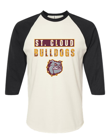 St. Cloud Bulldogs Mascot #9 Women's Baseball T-Shirt