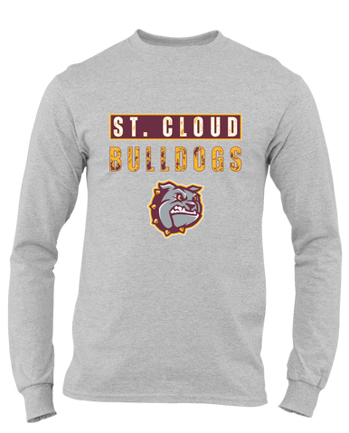 St. Cloud Bulldogs Mascot #9 Men's Premium LS T-Shirt