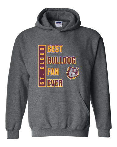 St. Cloud Bulldogs Best Bulldog Fan Men's Hoodie
