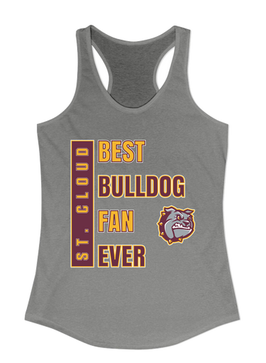 St. Cloud Bulldogs Best Bulldog Fan Women's Tank Top