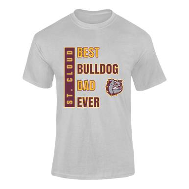 St. Cloud Bulldogs Best Bulldog Dad Men's SS T-Shirt