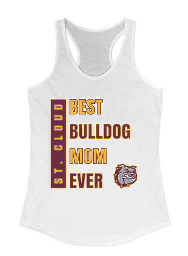 St. Cloud Bulldogs Best Bulldog Mom Women's Tank Top