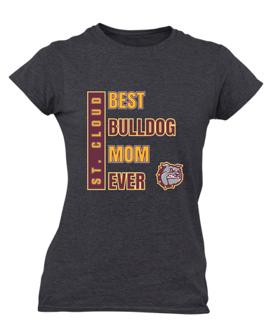 St. Cloud Bulldogs Best Bulldog Mom Women's SS T-Shirt
