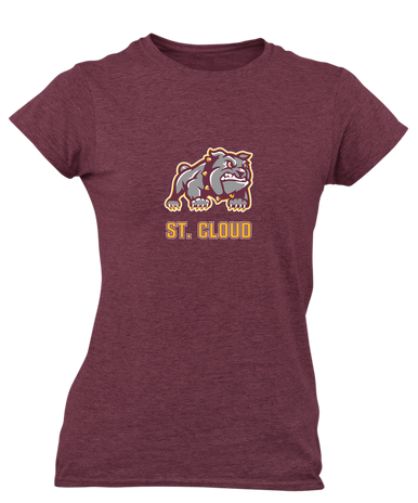 St. Cloud Bulldogs Mascot Mascot #2 Women's Premium SS T-Shirt