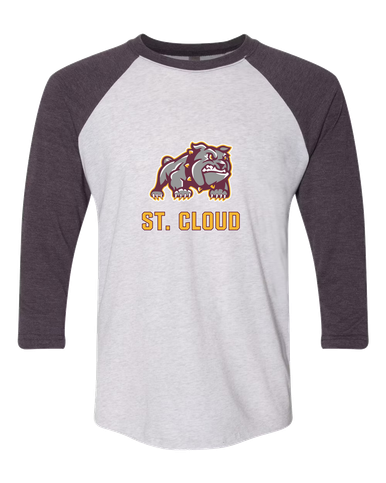 St. Cloud Bulldogs Mascot Mascot #2 Women's Baseball T-Shirt