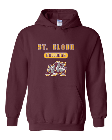 St. Cloud Bulldogs Mascot Mascot #3 Men's Hoodie