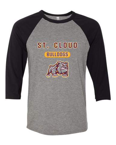 St. Cloud Bulldogs Mascot Mascot #3 Women's Baseball T-Shirt