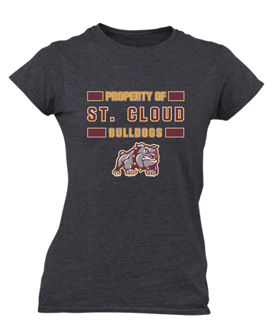 St. Cloud Bulldogs Mascot Property Of Women's SS T-Shirt